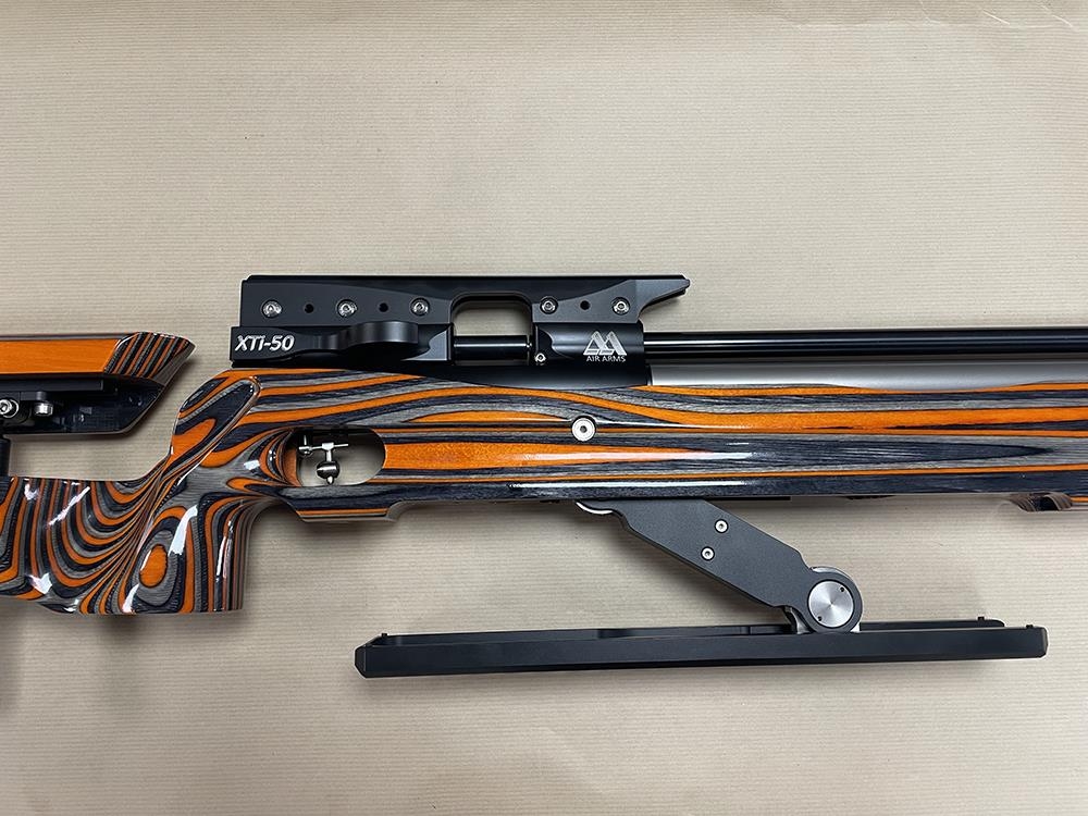 AIR ARMS .177 XTI-50 SINGLE SHOT ORANGE STOCK