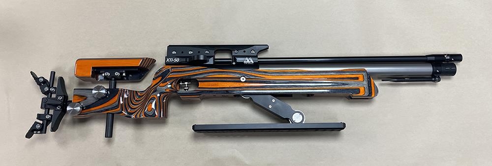 AIR ARMS .177 XTI-50 SINGLE SHOT ORANGE STOCK