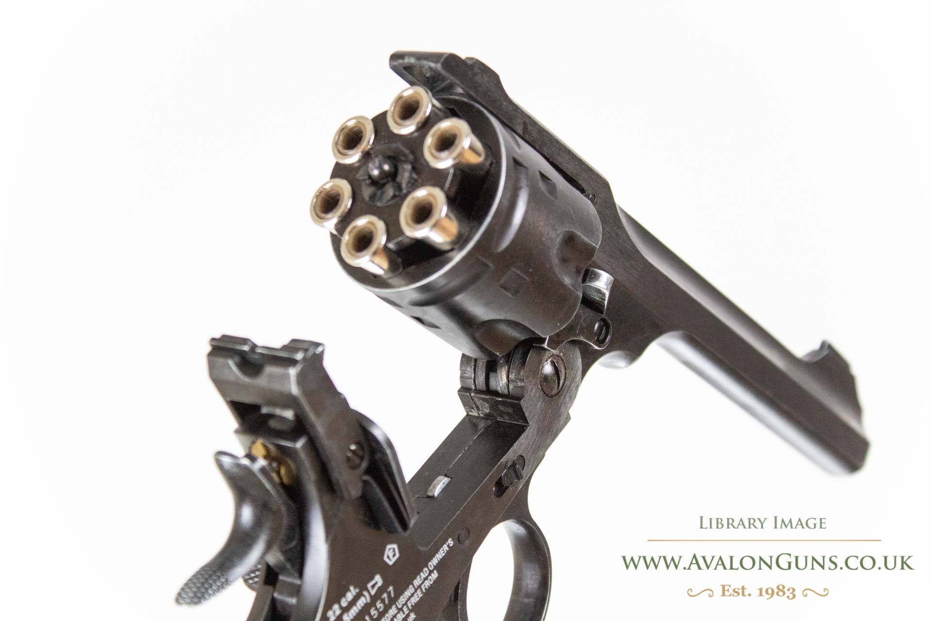 WEBLEY .22 MKVI .455 6 REVOLVER 