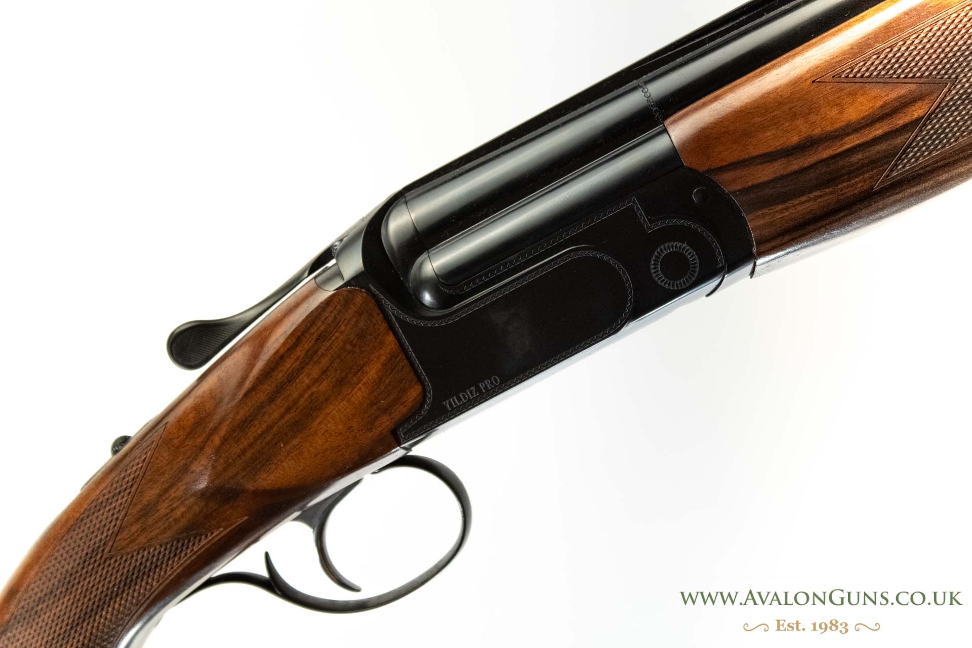 YILDIZ 12 Gauge PRO BLACK ADJUSTABLE GRADE 4