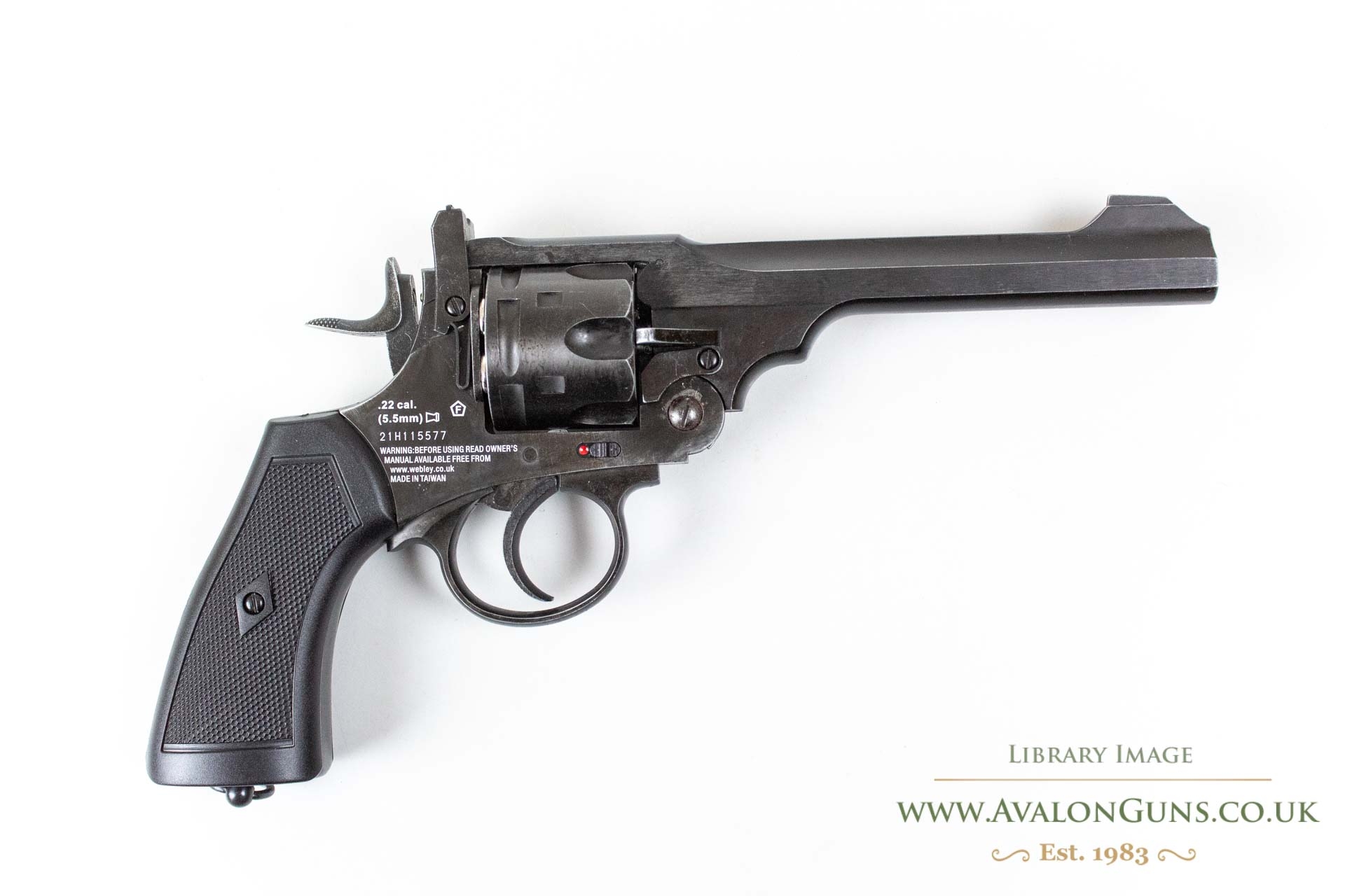 WEBLEY .177 MKVI .455 6 REVOLVER 