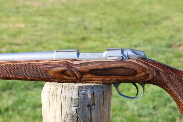 SAKO .223 85 STAINLESS LAMINATE FLUTED VARMINT, GOOD BORE!
