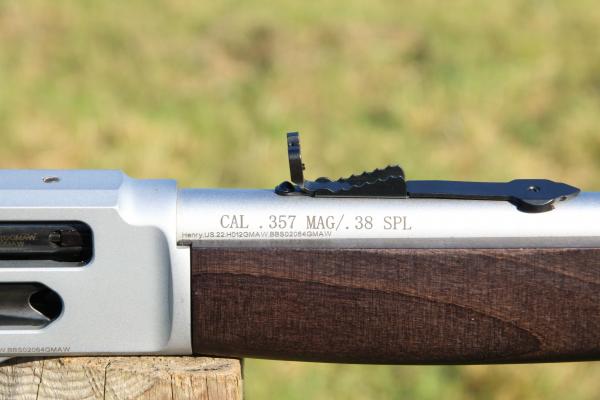 HENRY REPEATING ARMS .357 MAGNUM - .38 SPECIAL 357 ALL-WEATHER, CLOSE TO NEW, £100 TO CHARITY