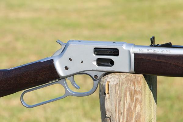 HENRY REPEATING ARMS .357 MAGNUM - .38 SPECIAL 357 ALL-WEATHER, CLOSE TO NEW, £100 TO CHARITY