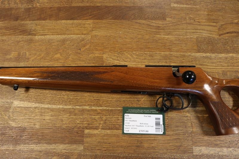 ANSCHUTZ .22 LR 1417 THUMBHOLE