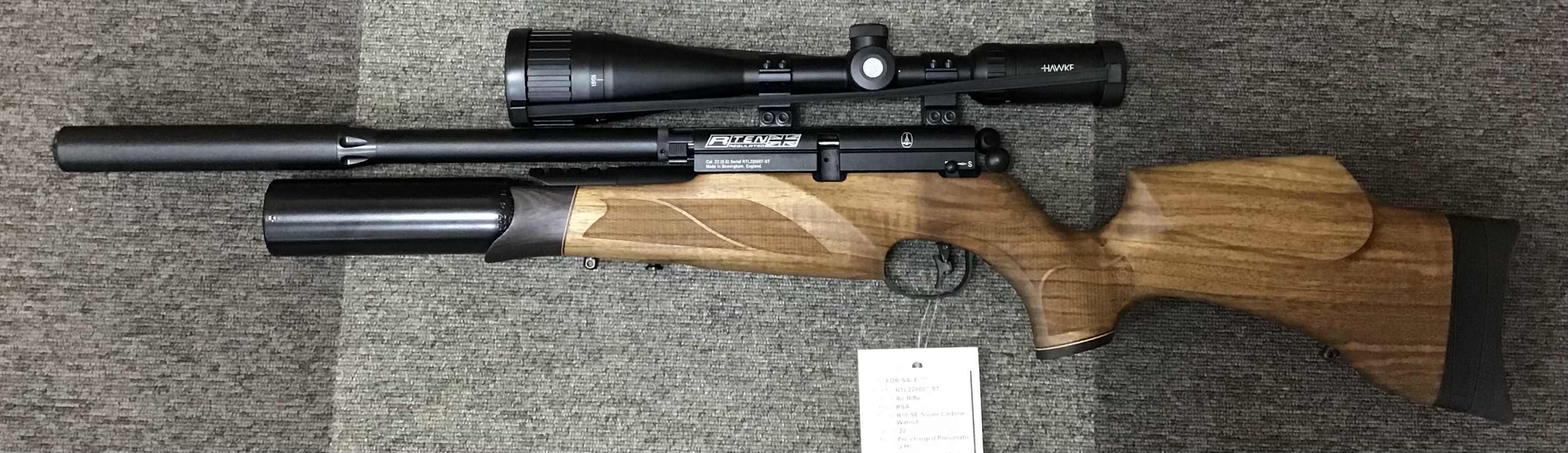 BSA .22 R-10 SE SUPER CARBINE WALNUT