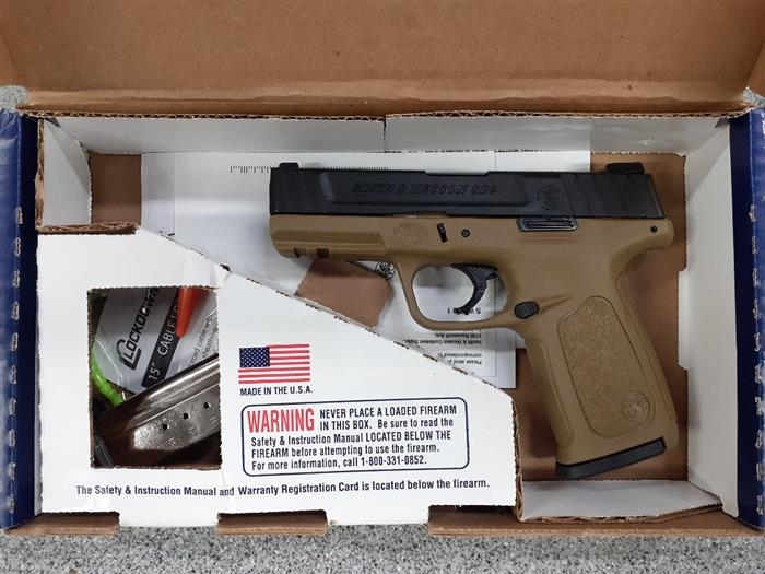 SMITH & WESSON 9MM SD9 WD FDE