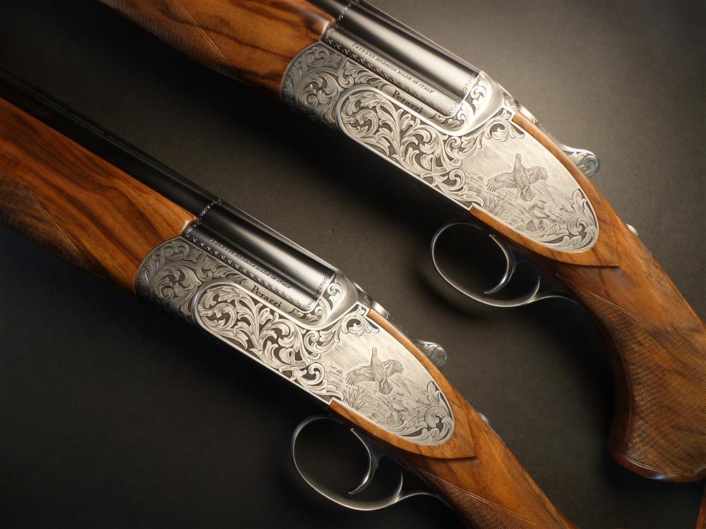 PERAZZI 12 Gauge MX12 SC3 Sideplate Factory Pair