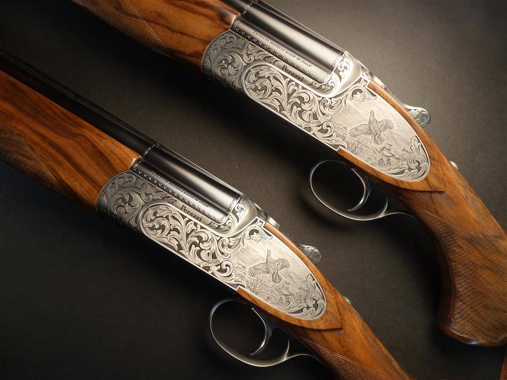 PERAZZI 12 Gauge MX12 SC3 Sideplate Factory Pair