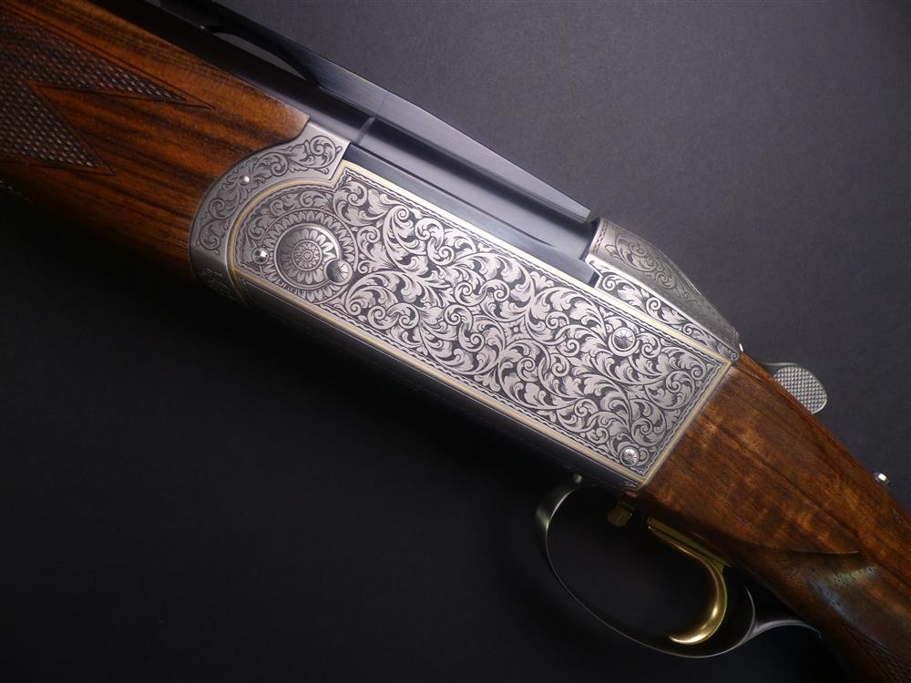 KRIEGHOFF 12 Gauge K80 Gold Plantation Scroll