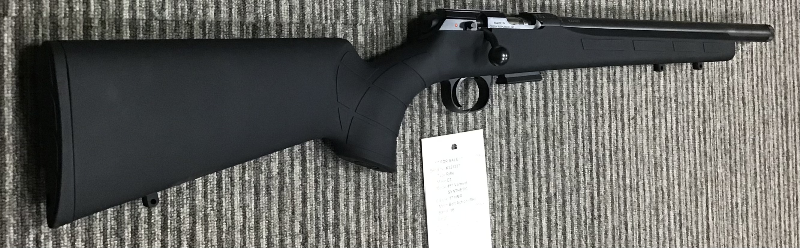 CZ .17 HMR 457 VARMINT