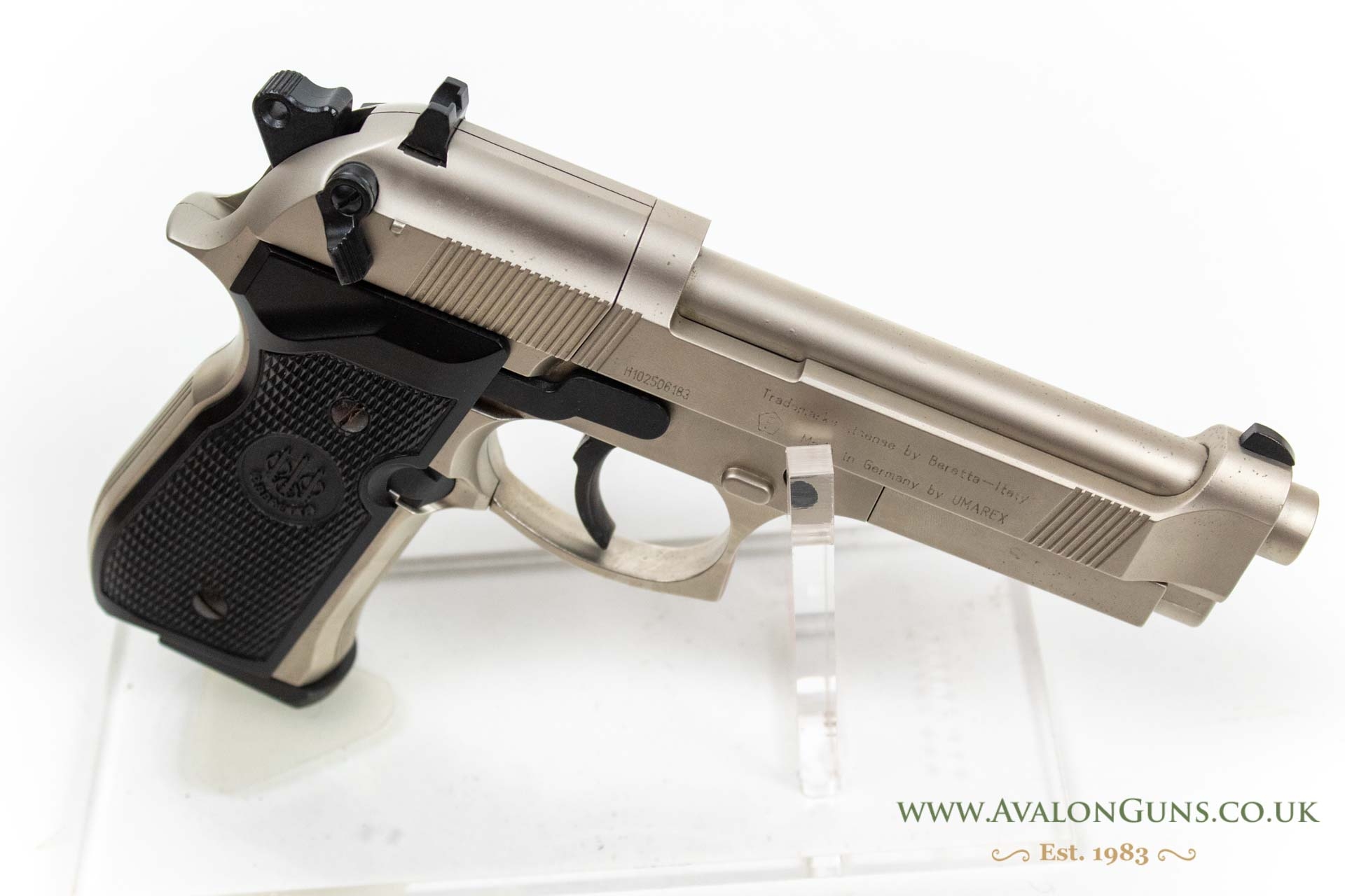 UMAREX .177 BERETTA 92FS NICKEL